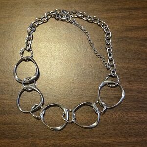 Silver Chain Link Necklace